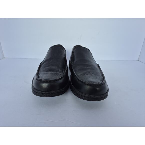 Hush Puppies Vicar Victory Black Leather Slip On Loafers Mens Size 12 Comfort main image 10